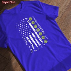 Pickleball Shirt American Flag Tee Gift for Pickleball Player Enthusiasts