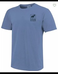 NWT Comfort Colors Men’s Zion National Park Tee 2XL Washed Denim Through Woods