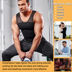 Men Gynecomastia Compression Shirts Tummy Control Body Shaper Tank Top Shapewear