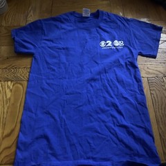 Team CBS News Blue T-Shirt Small New York 2 NYC NY TV 55 1010 Wins WLMY Channel
