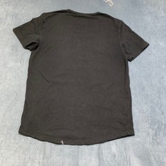 American Eagle Outfitters T Shirt Mens Medium Black “AE77” Graphics Round Neck