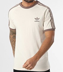 NEW MEN’S ADIDAS ORIGINALS 3-STRIPES CALIFORNIA TEE SHIRT ~SIZE MEDIUM #JN702