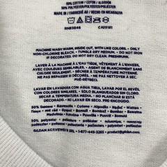 Gildan Dry Blend Mens T Shirt sz S White H Conditioning Gym Core Athleisure
