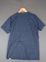 Free Planet Short Sleeve Pocket T Shirt Blue Men’s Size Medium Cotton Blend