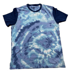 HOLLISTER California Tie Dye T Shirt Men M Light Purple Blue Hippie Retro Boho M