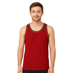 Mens Cotton Gym Vest Racer Back Tank Top Sleeveless Muscle Training Workout Top