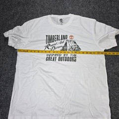 Timberland Great Outdoors T-Shirt Men’s Size XL White Short Sleeve Logo Tent NWT