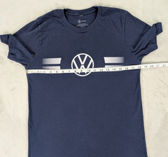 Volkswagen Drivegear T Shirt Graphic Tee Blue Short Sleeve Men Medium