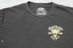 7.62 Design Shirt Mens 2XL Black Teufel Hunden USMC Always Faithful Graphic Tee