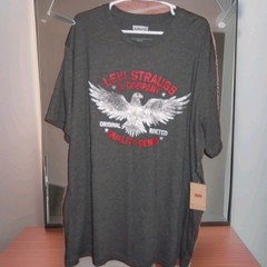 LEVI’S BIG MENS EAGLE LOGO TSHIRT SIZE 3XLT NEW WITH TAGS