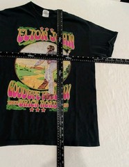 Elton John “Goodbye Yellow Brick Road” World Tour 2013 Black Tshirt Adult Medium