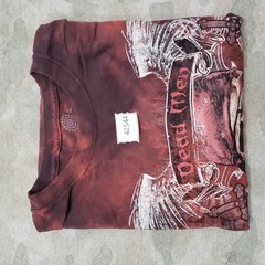 The Mountain Shirt Mens XL Red Short Sleeve Tie Dye