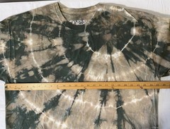 Liquid Blue Tie Dye 3XL New Blank SEE PHOTOS FOR MEASUREMENTS Brown Army Green