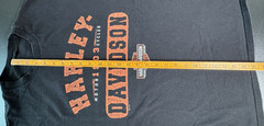 Harley Davidson Oakland California Mens Black Graphic T Shirt Motor Cycles