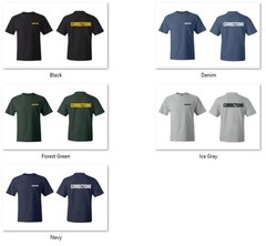 Corrections Unit Officer Department Quality T-shirts S-5XL