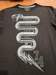 Fox Racing Men’s LARGE Fox Tech Black ‘Choose Your Own Path’ T-shirt EUC. SB13