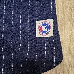 G-Unit Clothing Company Men’s Navy Pinstripe Wool Style Jersey Size L