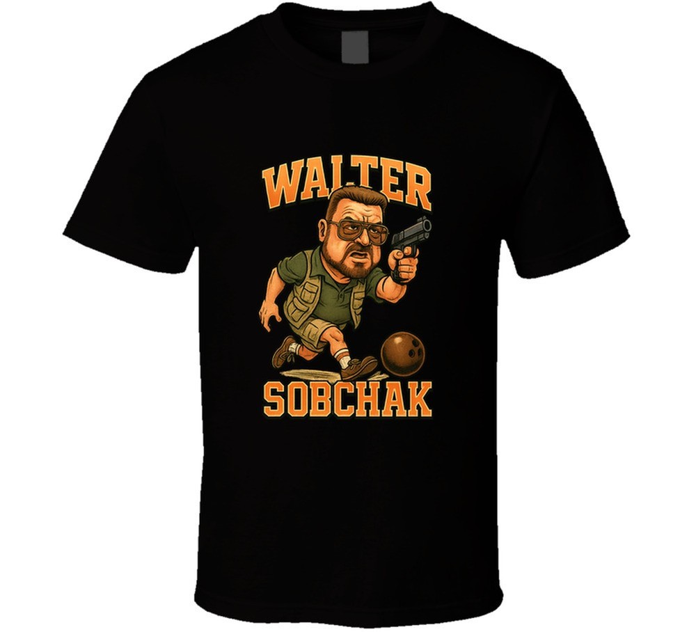 The Big Lebowski Walter Sobchak Retro 80’s Movie Caricature T Shirt