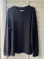 Lot of 4 – All In Motion Waffle Knit Henley Long Sleeve Shirt Bundle – Size XL