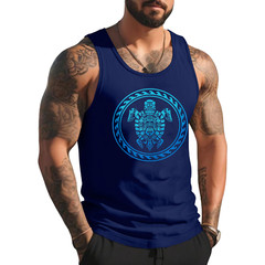 Hawaiian Tribal Sea Turtle Polynesian Symbol Tank Top