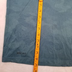 Nike Men’s Short Sleeve Dri-FIT Tee Size Medium Teal Blue Camo Print Athletic