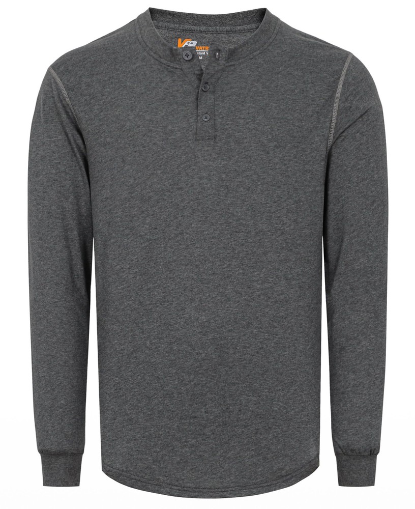 FR Shirts 4oz Lightweight Henley 100 Cotton Pre-Washed Base Layer Fire