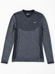 Nike Golf Dri-FIT Long Sleeve Performance Shirt Gray Heather Men’s Medium
