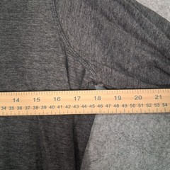 Starting Point Super-Soft Tee Mens XL Gray Long Sleeve Cotton Blend BKM-21435