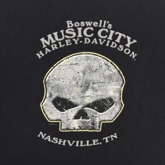 Harley Davidson Shirt Mens 2XL Black Jester Skull Nashville Graphic Biker Tee