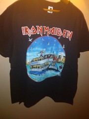 Iron Maiden Event t-shirt New York 10/19 UBS arena 10/21 Newark, NJ – LARGE 2022