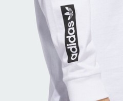 AUTHENTIC ADIDAS 4.0 CIRCLE L/S WHITE T SHIRT IU2551