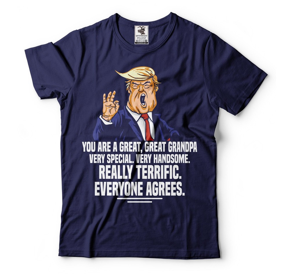 Grandpa Political Trump Tee Shirt Grandpa Gifts Trump Supporter Grandpa Tee