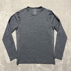 Mack Weldon Shirt Mens Small Gray Long Sleeve Stretch Breathable Lightweight