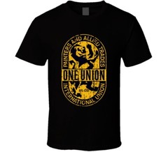 IUPAT US Trade Unions Trendy Worn Look T Shirt