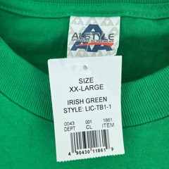 Tommy Boy Callahan T-Shirt Short Sleeve Mens XXL Green NWT 0005