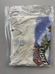 Vintage Gildan Shirt Mens XL White Coors Light Falcon Pub Graphic Tee Florida
