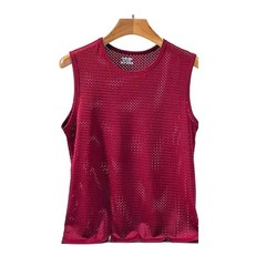 Men’s Ice Silk Mesh Tank Top Gym Stringer Fitness Vest Sleeveless Muscle Shirt