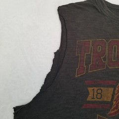 47 Brand Men’s Charcoal Grey USC Trojans 1880 Cut-Off Muscle Tank Top Size M