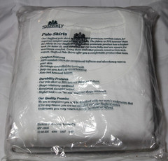 Stafford Polo Mens Heavyweight 3 Pack Crew Neck Cotton Shirts White XL NOS Vtg