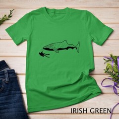 Scuba Diver Swimming With Whale Shark Unisex T-shirt
