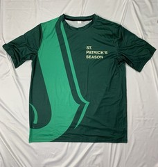 Men’s L St. Patrick’s Day Season Green T-Shirt – Short Sleeve Graphic Tee