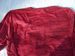 NWT Nike dri fit T, Atlanta Braves, men’s M, L, XL, heather red, poly., MLB, $40