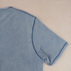 32 Bar Blues Large Mens T Shirt Pocket Stretch Boxy 23×28