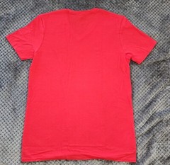 Anvil Lightweight Adult Red 100% Cotton V-Neck T-Shirt Size XL