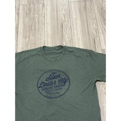 Silver Dollar City Branson Missouri Graphic T-Shirt Mens GreenShort Sleeve Tee L