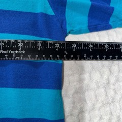 Vintage Tommy Jeans Mens XL Blue Striped Short Sleeve Script Boxy Logo T-Shirt