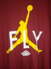Jordan: For Retro 1 HI OG Fusion/ Printed Logo T-Shirt Size 3XL NWT Vintage