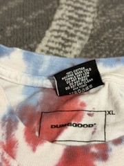 Dumbgood X Beetlejuice Mens Tie Dye Long Sleeve Shirt Maitlands Movie XL