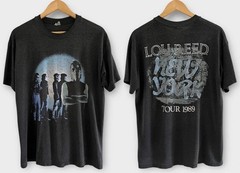 1989 Lou Reed New York Tour VTG Band Tee Shirt 2 sided