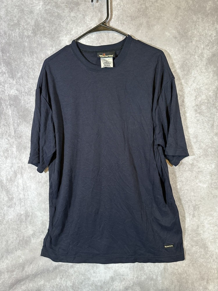 Workrite FR Flame Resistant T-Shirt Mens large Black Protection Workwear Tee